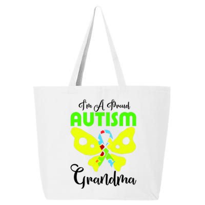 I Am A Proud Autism Grandma 25L Jumbo Tote