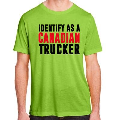 Identify As A Canadian Trucker Adult ChromaSoft Performance T-Shirt