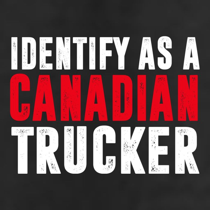 Identify As A Canadian Trucker Trucker Hat