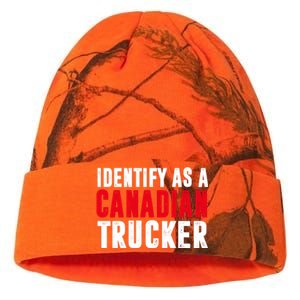 Identify As A Canadian Trucker Kati Licensed 12" Camo Beanie