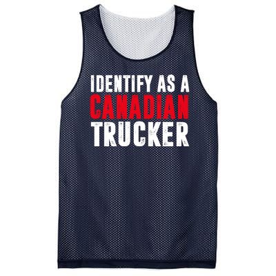 Identify As A Canadian Trucker Mesh Reversible Basketball Jersey Tank