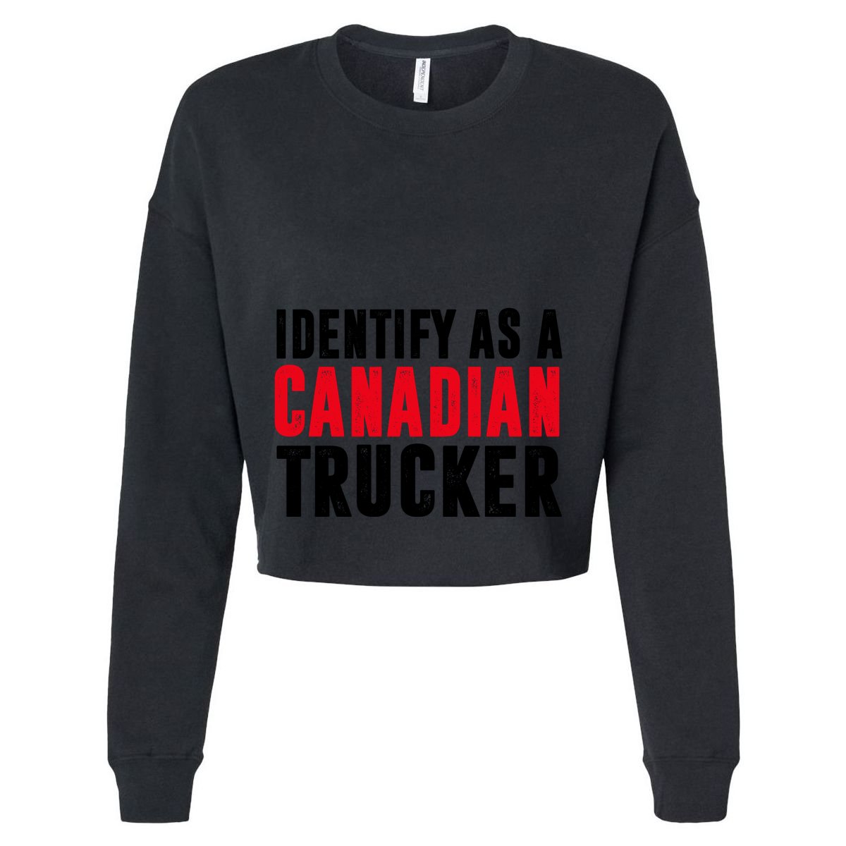 Identify As A Canadian Trucker Womens Tank Top