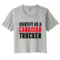 Identify As A Canadian Trucker Crop Top