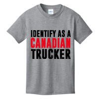Identify As A Canadian Trucker Kids T-Shirt