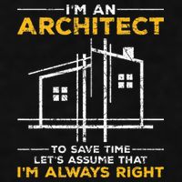 Im An Architect Architecture Funny Architect Ladies PosiCharge Tri-Blend Wicking Tank