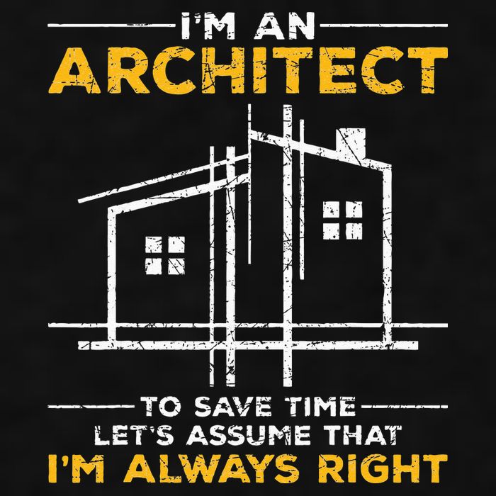 Im An Architect Architecture Funny Architect Ladies PosiCharge Tri-Blend Wicking Tank