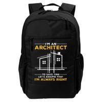 Im An Architect Architecture Funny Architect Backpack