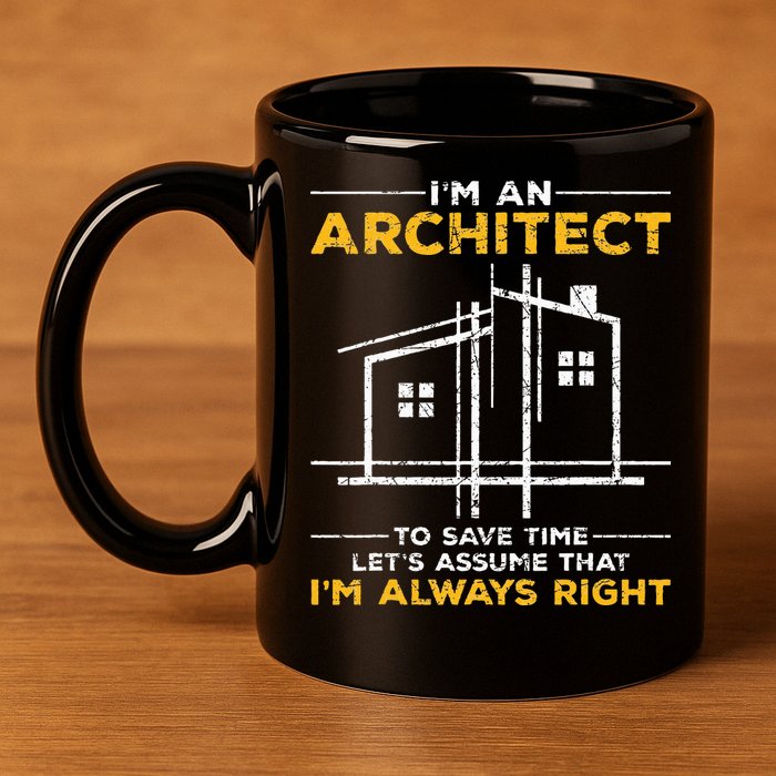 Im An Architect Architecture Funny Architect 11oz C Handle Ceramic Mug