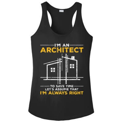 Im An Architect Architecture Funny Architect Ladies PosiCharge Competitor Racerback Tank