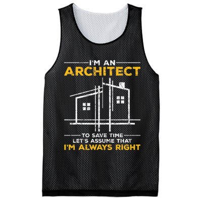 Im An Architect Architecture Funny Architect Mesh Reversible Basketball Jersey Tank