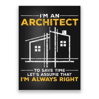 Im An Architect Architecture Funny Architect Poster