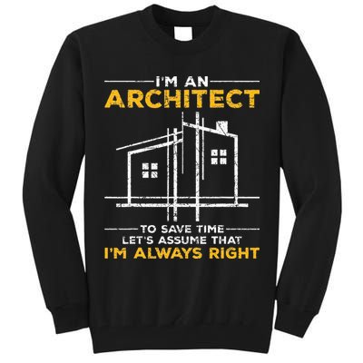 Im An Architect Architecture Funny Architect Tall Sweatshirt