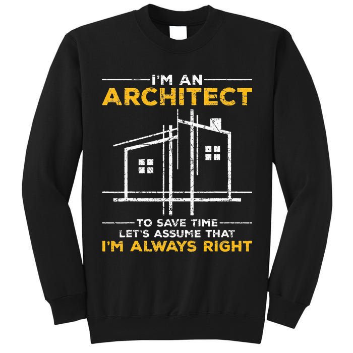 Im An Architect Architecture Funny Architect Tall Sweatshirt
