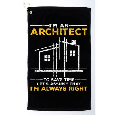 Im An Architect Architecture Funny Architect Golf Towel