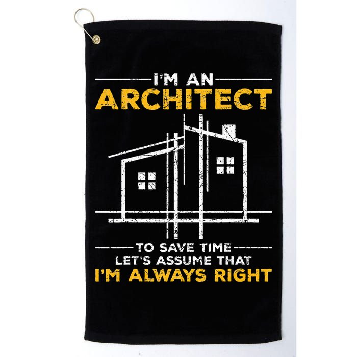 Im An Architect Architecture Funny Architect Golf Towel