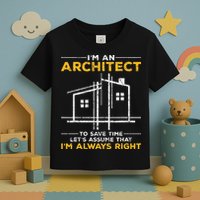 Im An Architect Architecture Funny Architect Toddler T-Shirt