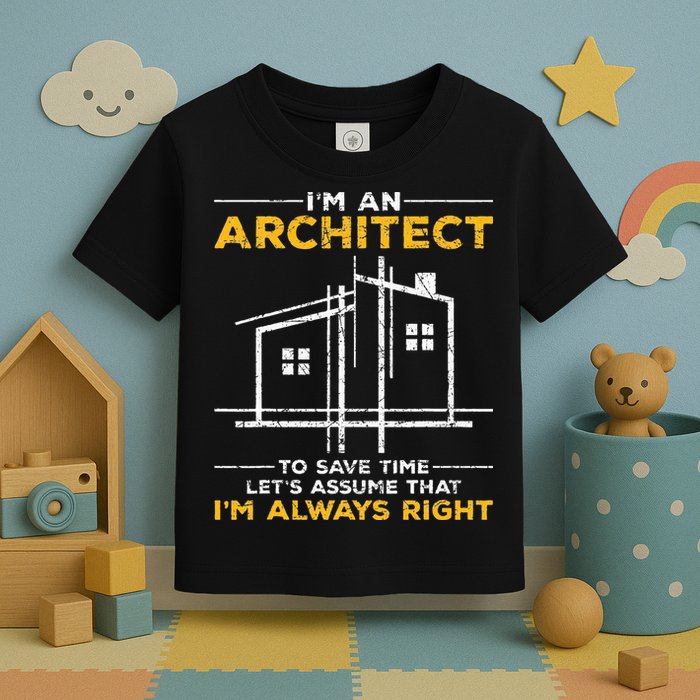 Im An Architect Architecture Funny Architect Toddler T-Shirt