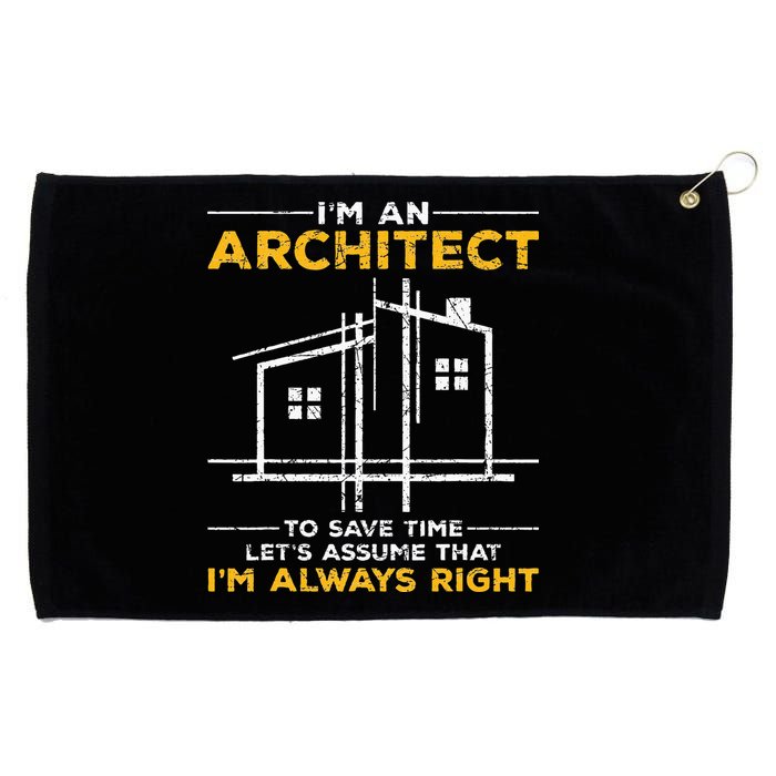 Im An Architect Architecture Funny Architect Grommeted Golf Towel