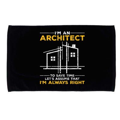 Im An Architect Architecture Funny Architect Microfiber Hand Towel