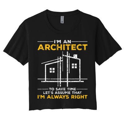 Im An Architect Architecture Funny Architect Crop Top