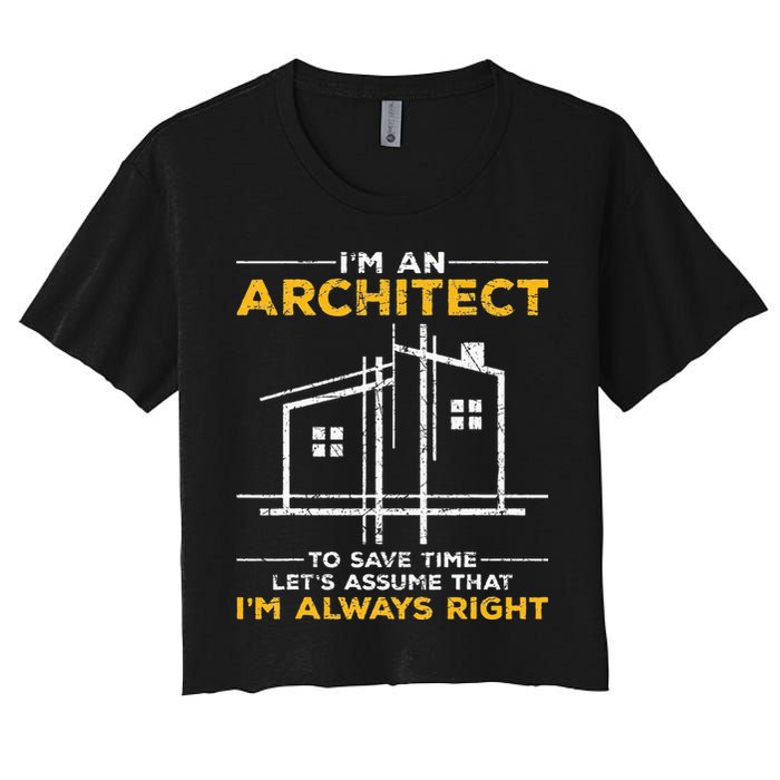Im An Architect Architecture Funny Architect Crop Top