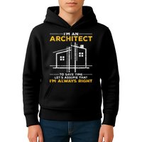Im An Architect Architecture Funny Architect Kids Hoodie