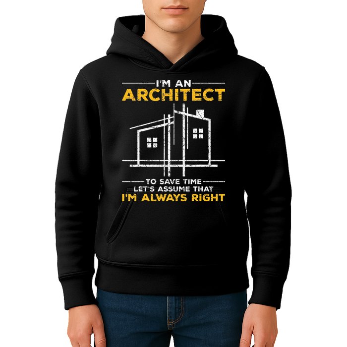 Im An Architect Architecture Funny Architect Kids Hoodie