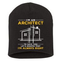 Im An Architect Architecture Funny Architect Short Acrylic Beanie