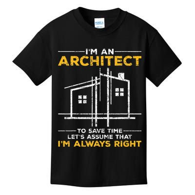 Im An Architect Architecture Funny Architect Kids T-Shirt