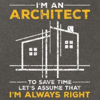 Im An Architect Architecture Funny Architect Cotton Canvas Backpack