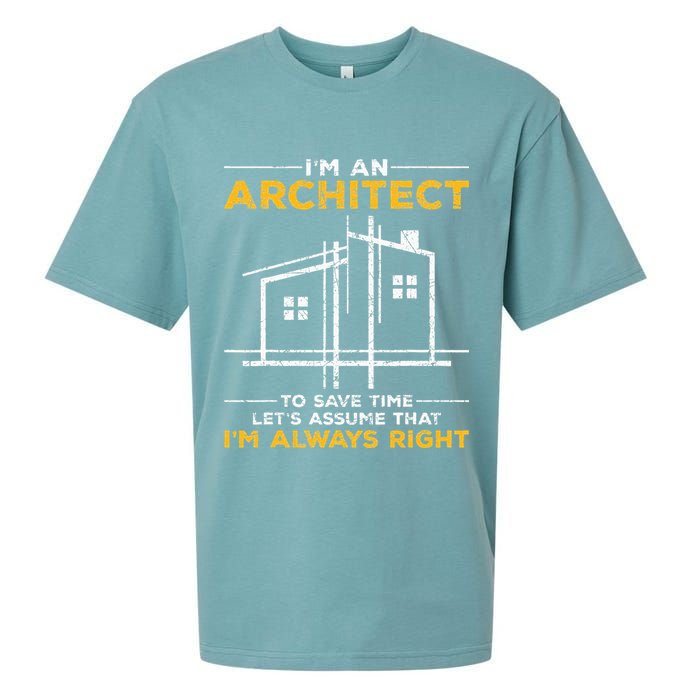 Im An Architect Architecture Funny Architect Sueded Cloud Jersey T-Shirt