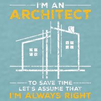 Im An Architect Architecture Funny Architect Sueded Cloud Jersey T-Shirt