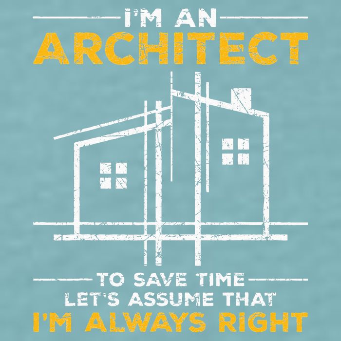 Im An Architect Architecture Funny Architect Sueded Cloud Jersey T-Shirt