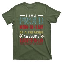 I Am A Proud Mom In Law Of A Freaking Awesome Daughter In Law T-Shirt