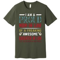 I Am A Proud Mom In Law Of A Freaking Awesome Daughter In Law Premium T-Shirt