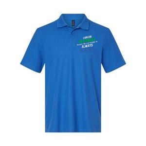 I Am An Internist To Save Time IM Always Right Great Gift Softstyle Adult Sport Polo