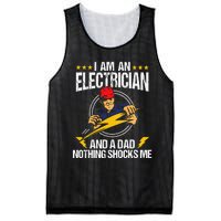 I Am An Electrician Lineman Lineworker Dad Electrical Work Mesh Reversible Basketball Jersey Tank