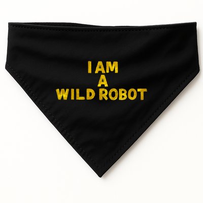 I Am A Wild Robot Gifts USA-Made Doggie Bandana