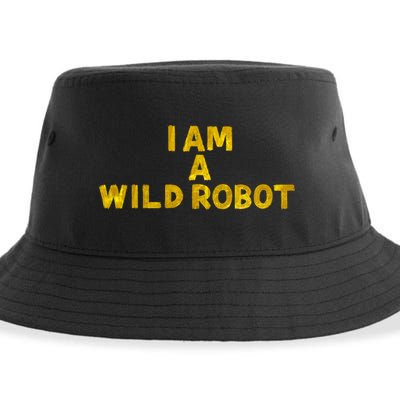 I Am A Wild Robot Gifts Sustainable Bucket Hat