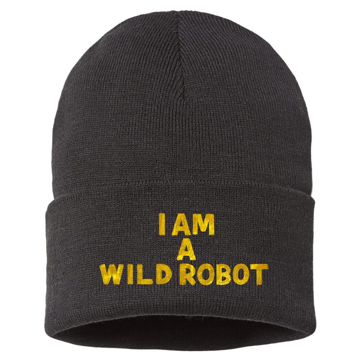I Am A Wild Robot Gifts Sustainable Knit Beanie