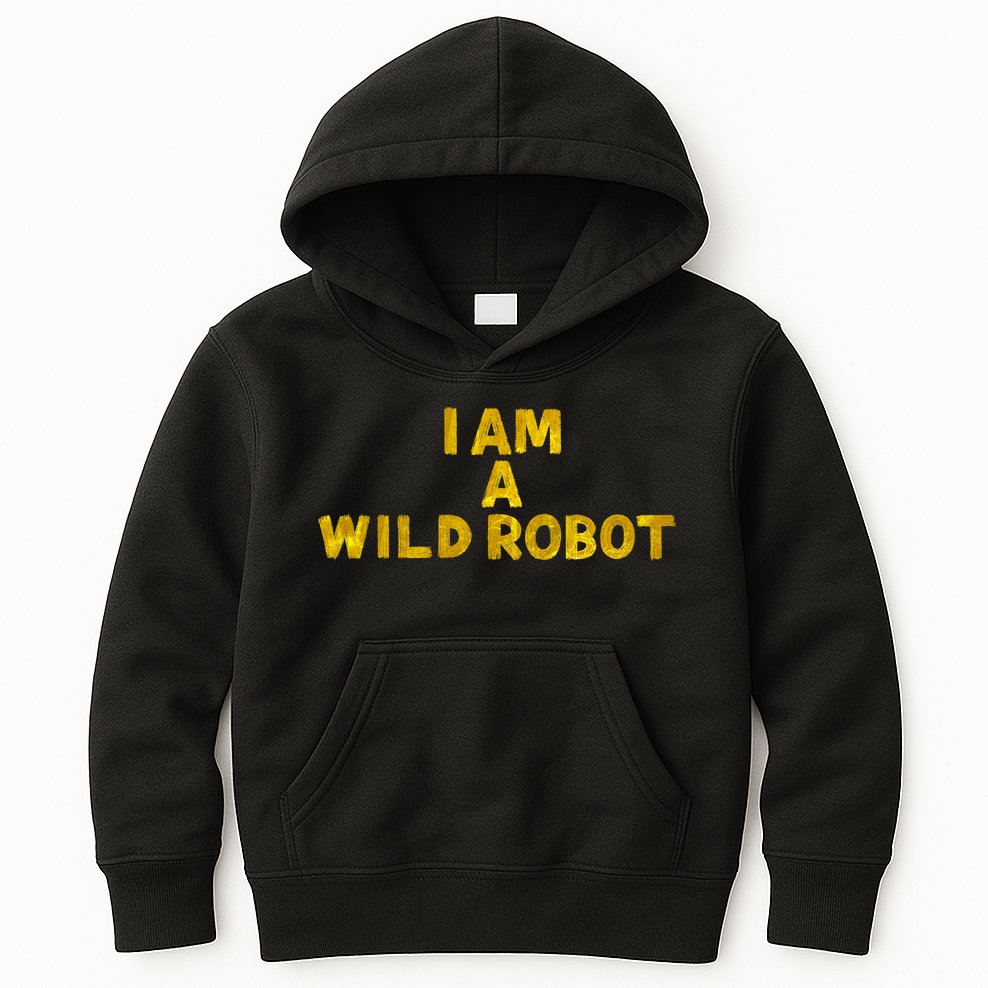 I Am A Wild Robot Gifts Kids Hoodie