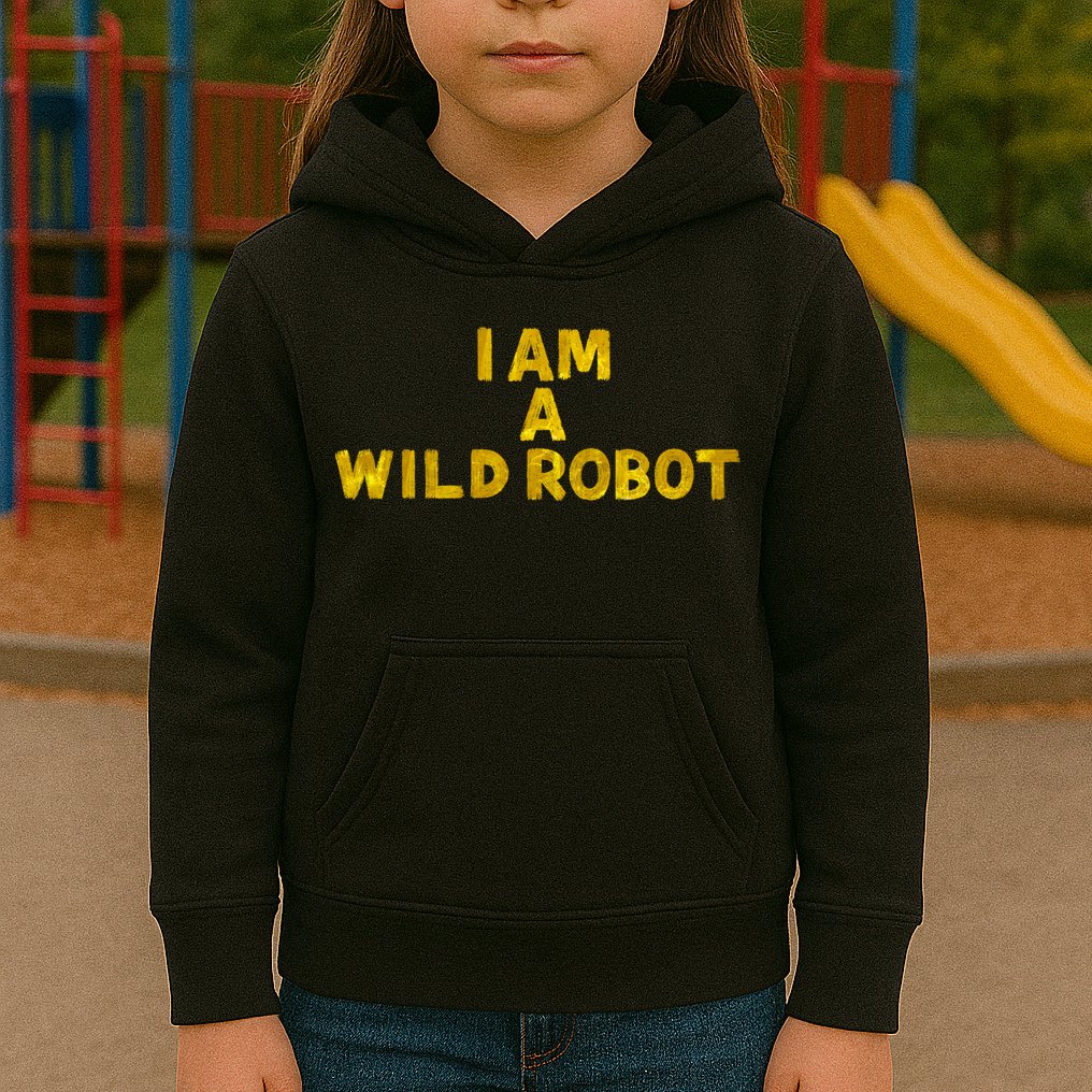 I Am A Wild Robot Gifts Kids Hoodie