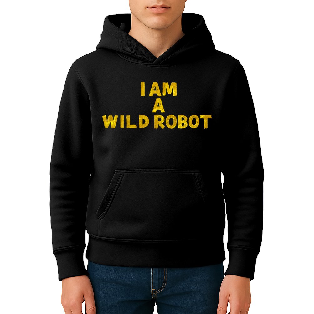 I Am A Wild Robot Gifts Kids Hoodie