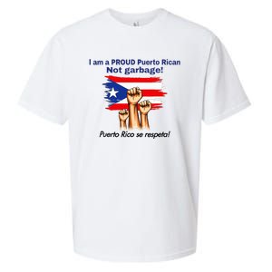 I Am A Proud Puerto Rican Not Garbage Puerto Rico Se Respeta Sueded Cloud Jersey T-Shirt