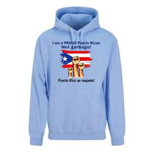 I Am A Proud Puerto Rican Not Garbage Puerto Rico Se Respeta Unisex Surf Hoodie