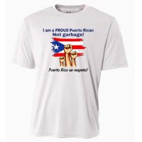 I Am A Proud Puerto Rican Not Garbage Puerto Rico Se Respeta Cooling Performance Crew T-Shirt