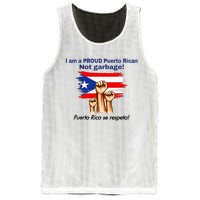 I Am A Proud Puerto Rican Not Garbage Puerto Rico Se Respeta Mesh Reversible Basketball Jersey Tank