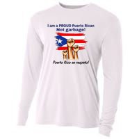 I Am A Proud Puerto Rican Not Garbage Puerto Rico Se Respeta Cooling Performance Long Sleeve Crew