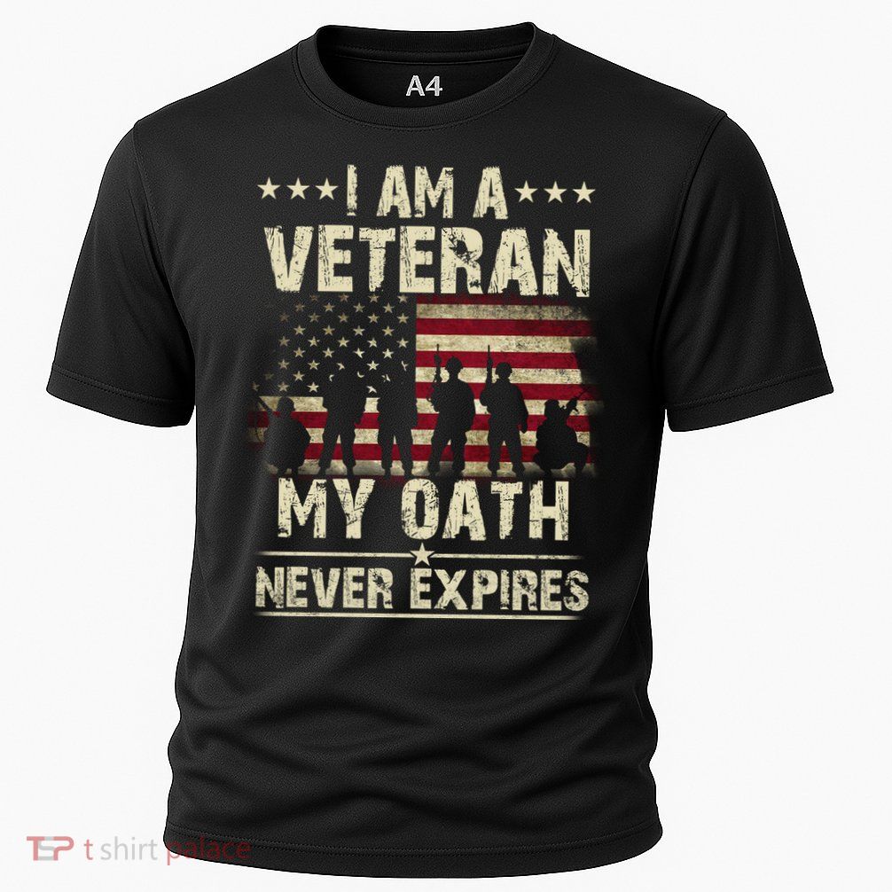 I Am A Veteran My Oath Never Expires Performance Shirt