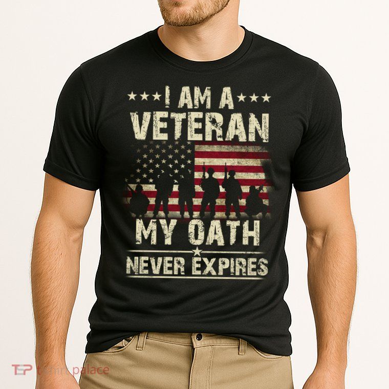 I Am A Veteran My Oath Never Expires Performance Shirt